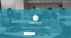 Desktop Screenshot of claimacademystl.com